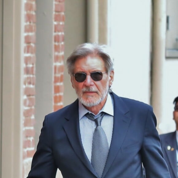 Harrison Ford arrive à l'émission Jimmy Kimmel Live! à Hollywood, le 21 mars 2016 © CPA/Bestimage