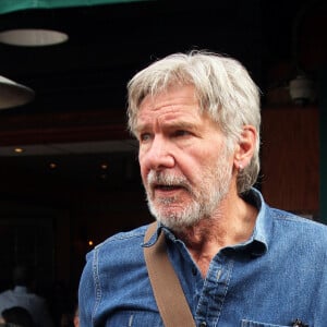 Harrison Ford est allé déjeuner au restaurant 'Bar Pitti' dans le quartier de Downtown à New York, le 10 mars 2016