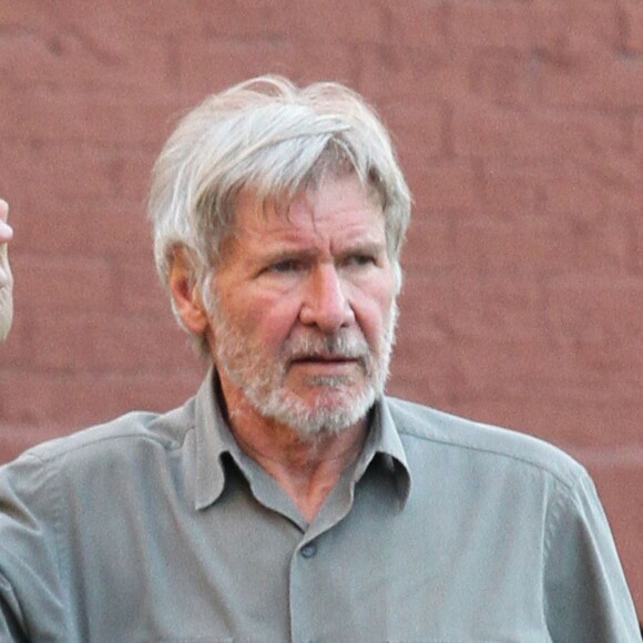 Harrison Ford est allé déjeuner avec sa fille Georgia à New York le 9 mars 2016 © CPA/Bestimage