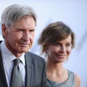 Georgia Ford, Harrison Ford et Calista Flockhart à Los Angeles, le 8 août 2013.