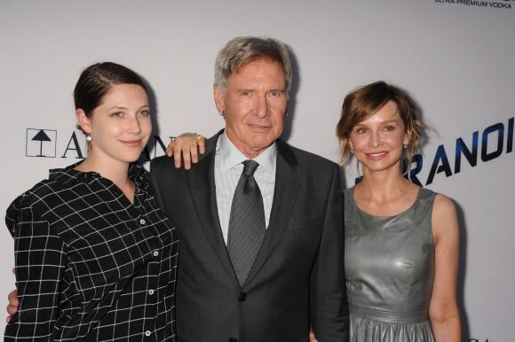 Georgia Ford, Harrison Ford et Calista Flockhart à Los Angeles le 3 août 2013.