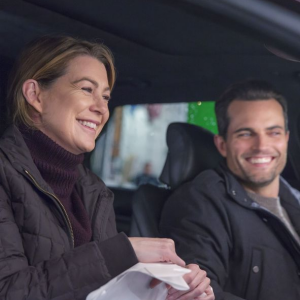 Scott Elrod incarne Will Thorpe dans la saison 12 de Grey's Anatomy. Ici avec Meredith (Ellen Pompeo)