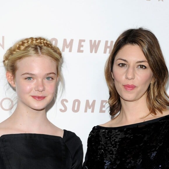 Elle Fanning et Sofia Coppola à Los Angeles, le 7 décembre 2010.