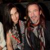 Florent Pagny et sa femme Azucena - Inauguration de la discothèque L'Arc à Paris le 2 octobre 2014 suite à sa réouverture au 12 Rue de Presbourg. Reopening night of the nightclub L'Arc in Paris October 2, 2014.02/10/2014 - Paris
