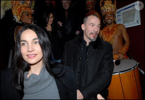 FLORENT PAGNY ET SA FEMME AZUCENA - SOIREE POUR LE FESTIVAL INTERNATIONAL DU CINEMA LATINO AMERICAIN A PARIS 06/12/2006 - Paris