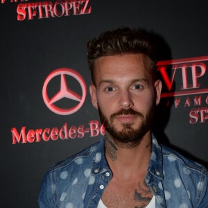 Exclusif - No Web No Blog - M. Pokora (Matt Pokora) - Soirée au VIP Room Saint Tropez Le 24 Juillet 2015 