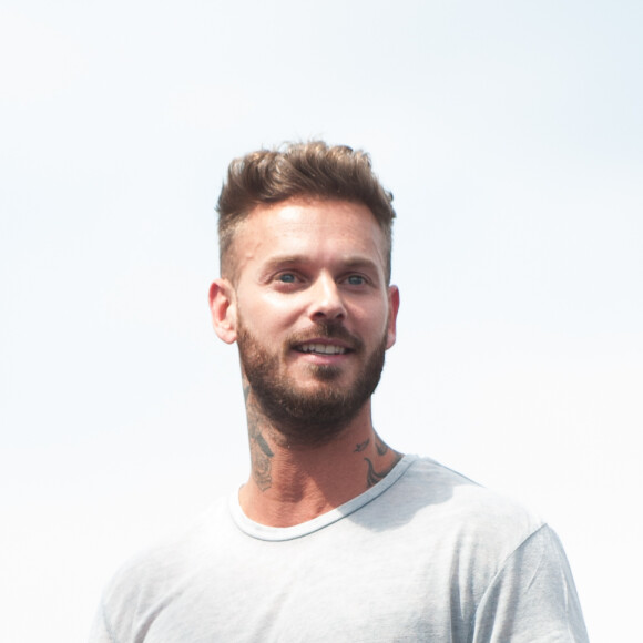 Matt Pokora (M. Pokora) - People à la journée mondiale des oubliés des vacances de l'association du Secours populaire au Champ-de-Mars à Paris, le 19 août 2015. 