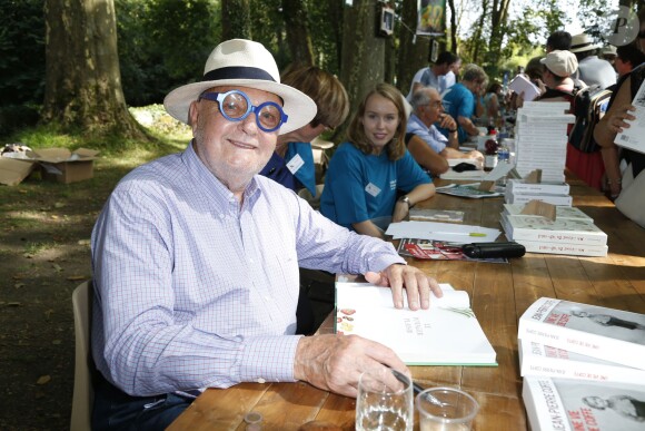Jean-Pierre Coffe lors de la 20e édition de La Forêt des livres à Chanceaux-près-Loches, le 30 août 2015.