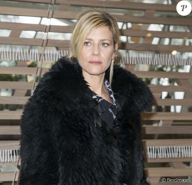 Marina Foïs - Backstage et Front Raw du défilé de mode prêt-à-porter automne-hiver 2016/2017 "Vuitton" à Paris le 9 mars 2016. © Olivier Borde/Bestimage