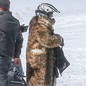 Kim Kardashian - famille Kardashian en vacances à Vail, dans le Colorado. Le 6 avril 2016.