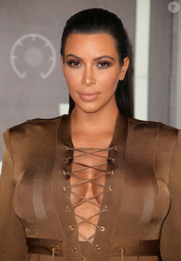 Kim Kardashian enceinte à la Soirée des MTV Video Music Awards à Los Angeles le 30 aout 2015