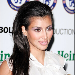 Kim Kardashian à la soirée du club de football de Chelsea pour lancer leur tournée aux Etats Unis, Los Angeles, le 18 juillet 2007