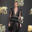 Charlize Theron (robe Alexander McQueen) - Cérémonie des MTV Movie Awards 2016 à Los Angeles le 9 avril 2016