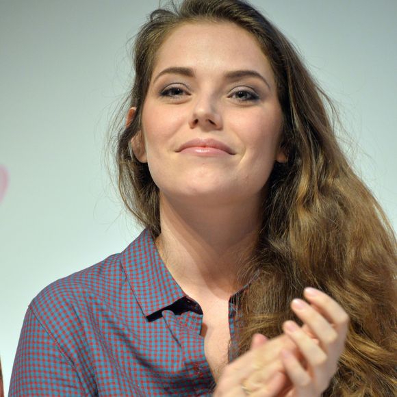 Emma Daumas - Election du Bebe Cadum 2014 a l'Elysee Biarritz a Paris le 29 janvier 2014.