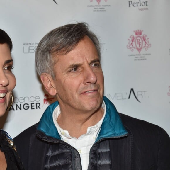 Cristina Cordula et Bernard de La Villardière - Soirée spectacle à l'occasion des 15 ans de l'association "Innocence en Danger" au théâtre des Variétés à Paris, le 11 avril 2016. © Lionel Urman/Bestimage