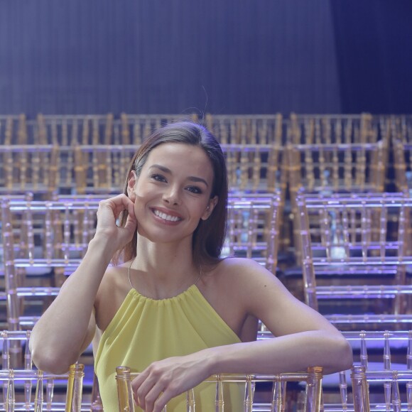 Exclusif - Marine Lorphelin (Miss France 2013) - Studio de la 8e édition du défilé "Casa Fashion show" à Casablanca au Maroc le 2 avril 2016. © Philippe Doignon/Bestimage