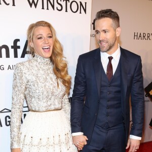 Blake Lively et Ryan Reynolds au gala de l'amfAR 2016 au Cipriani Wall Street à New York le 10 février 2016 