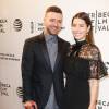Justin Timberlake et sa femme Jessica Biel à la première de "The Devil and the Deep Blue Sea' à New York, le 14 avril 2016 Celebrities at the premiere of "The Devil and the Deep Blue Sea' in New York City, New York on April 14, 2016.14/04/2016 - New York