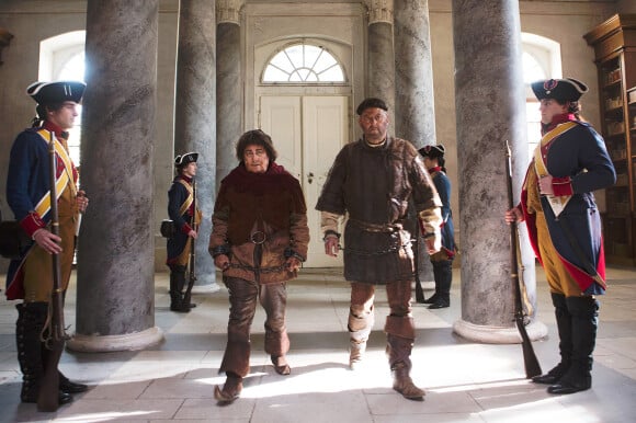 Christian Clavier et Jean Reno dans le film Les Visiteurs : La Révolution.