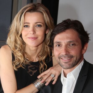 Exclusif - Laure Guibert et Sébastien Roch - Présentation en avant-première du 300ème épisode de la série "Les Mystères de l'Amour" au siège de TF1 à Boulogne-Billancourt le 14 avril 2016. Cet événement sera diffusé sur TMC le samedi 16 avril à 19h45. Il a plus de 25 ans que ces acteurs jouent ensemble; la première série était "Hélène et les garçons" en 1992 sur TF1 produite par Jean-Luc Azoulay. © Denis Guignebourg/Bestimage