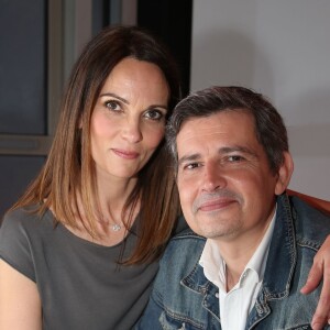 Exclusif - Cathy Andrieu et Philippe Vasseur - Présentation en avant-première du 300ème épisode de la série "Les Mystères de l'Amour" au siège de TF1 à Boulogne-Billancourt le 14 avril 2016. Cet événement sera diffusé sur TMC le samedi 16 avril à 19h45. Il a plus de 25 ans que ces acteurs jouent ensemble; la première série était "Hélène et les garçons" en 1992 sur TF1 produite par Jean-Luc Azoulay. © Denis Guignebourg/Bestimage
