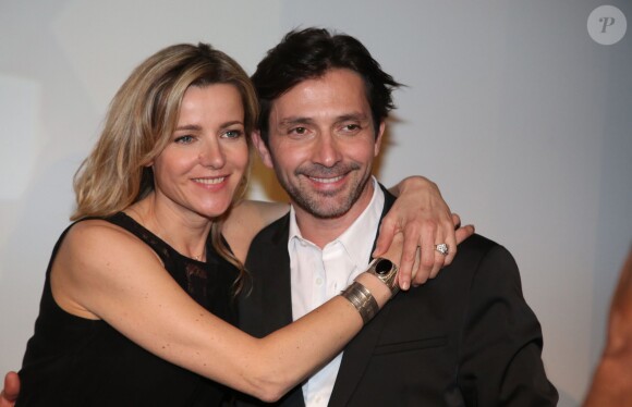 Exclusif - Laure Guibert et Sébastien Roch - Présentation en avant-première du 300ème épisode de la série "Les Mystères de l'Amour" au siège de TF1 à Boulogne-Billancourt le 14 avril 2016. Cet événement sera diffusé sur TMC le samedi 16 avril à 19h45. Il a plus de 25 ans que ces acteurs jouent ensemble; la première série était "Hélène et les garçons" en 1992 sur TF1 produite par Jean-Luc Azoulay. © Denis Guignebourg/Bestimage