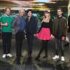 Exclusif - Keren Ann, Mathieu Boogaerts, Dave, Liane Foly, Luce, Marvin Jouno et Amanda Scott, lors du tournage de l'émission Du côté de chez Dave, enregistrée le 18 février 2016 pour une diffusion le 17 avril 2016 sur France 3.