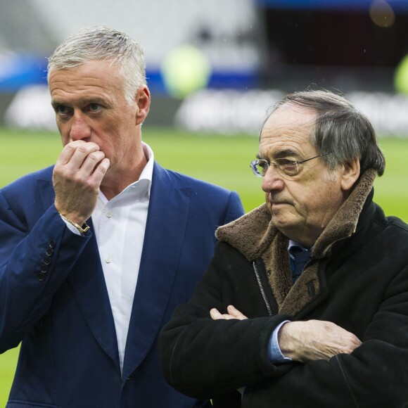 Didier Deschamps et Noël Le Graët - Match de football France - Russie au Stade de France à Saint-Denis le 29 mars 2016. © Pierre Perusseau/Bestimage