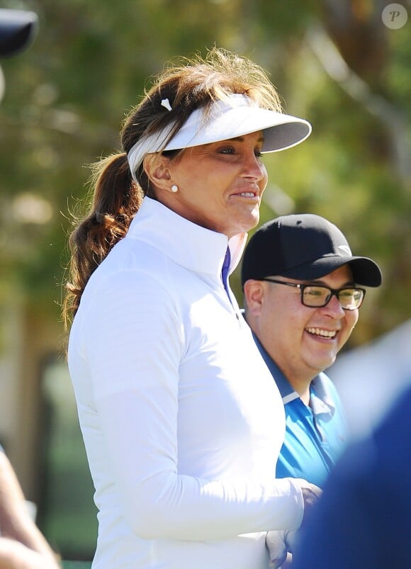 Caitlyn Jenner lors d'un match de golf organisé à Los Angeles le 30 mars 2016