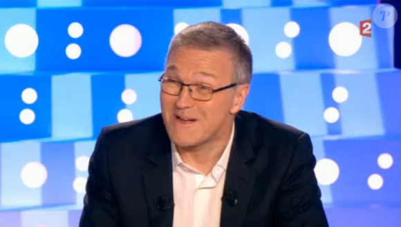 Laurent Ruquier présente On n'est pas couché sur France 2, le samedi 16 avril 2016.