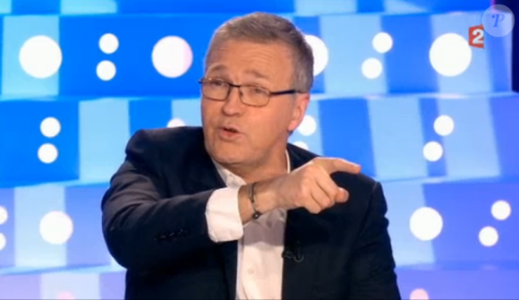 Laurent Ruquier dans On n'est pas couché sur France 2, le samedi 16 avril 2016.