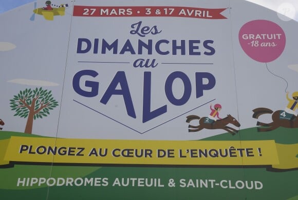 Illustration des "Dimanches au Galop" à l'Hippodrome d'Auteuil à Paris le 17 Avril 2016. © Guirec Coadic / Bestimage