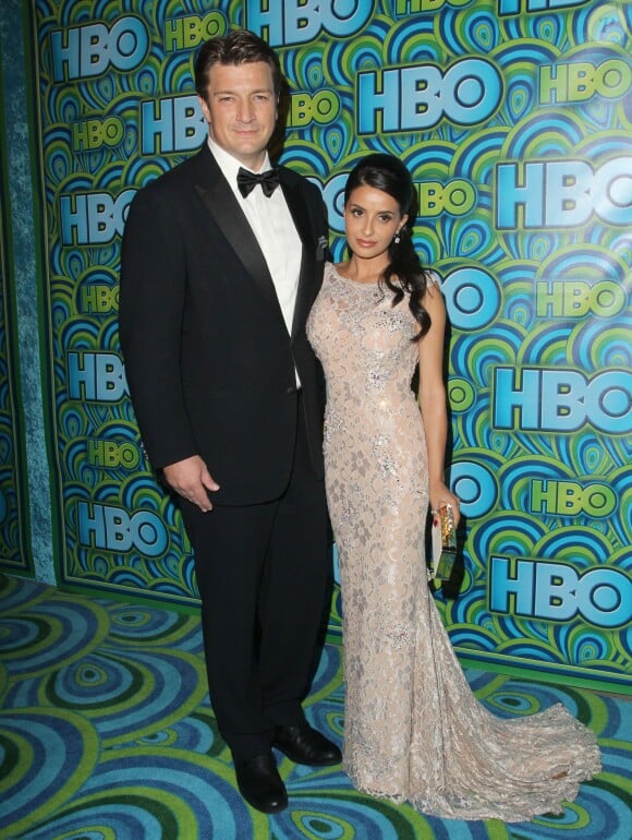 Nathan Fillion à l' Afterparty HBO des Emmy Awards a West Hollywood, le 23 septembre 2013