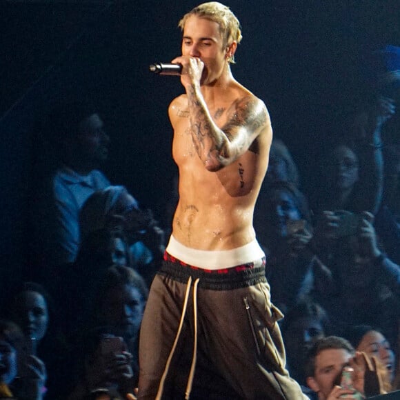 Justin Bieber en concert à Seattle le 9 mars 2016