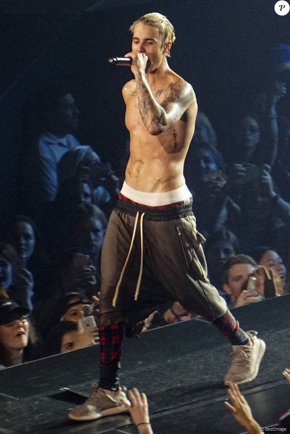 justin en concert 