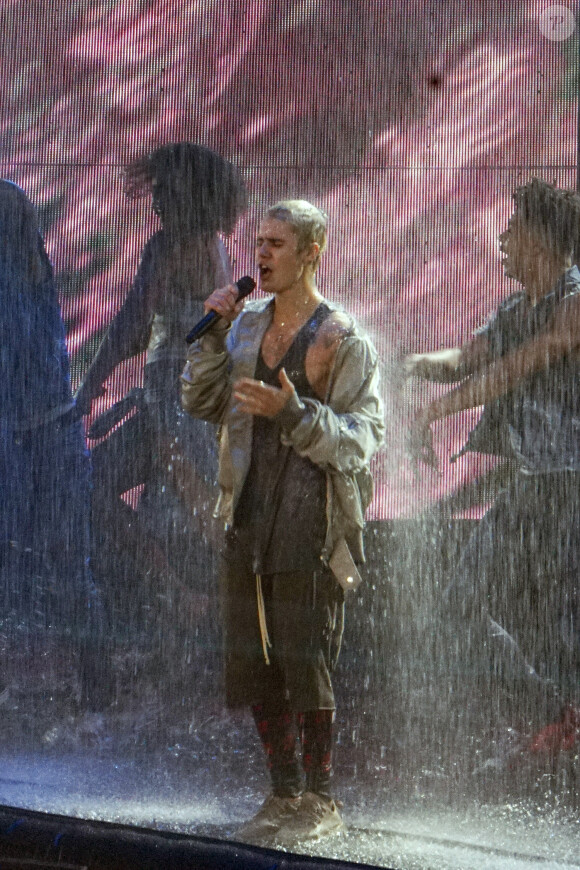 Justin Bieber en concert à Seattle le 9 mars 2016