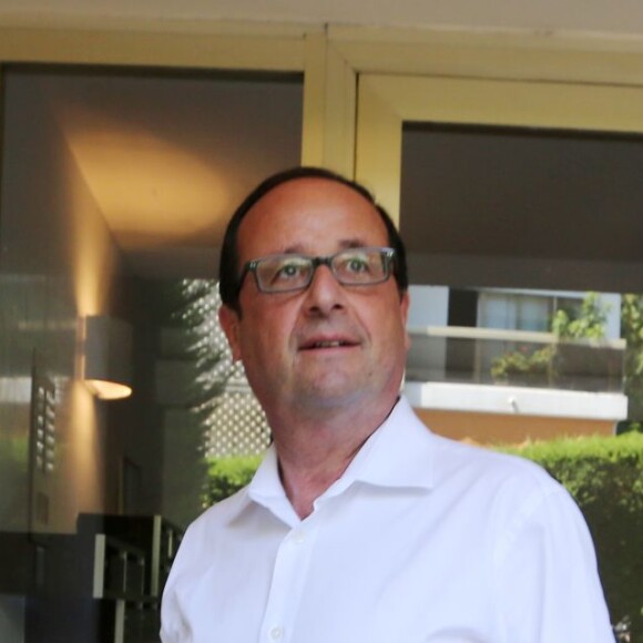 François Hollande à Cannes le 13 août 2014