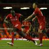 Mamadou Sakho lors du match Liverpool - Everton. Le 20 avril 2016.