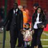 Mamadou Sakho en famille à Anfield, le 20 janvier 2016.