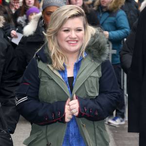 Kelly Clarkson à New York. Le 3 mars 2015