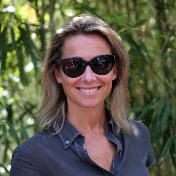 Anne-Sophie Lapix - People dans le village lors de la finale du tournoi de tennis de Roland-Garros à Paris, le 7 juin 2015.