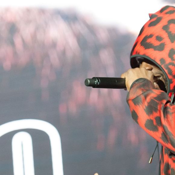 50 Cent à l'O2 Arena à Londres. Le 17 juillet 2015.