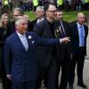 Le prince Charles a déposé une couronne sur la tombe de William Shakespeare en l'église de la Sainte Trinité à l'occasion du 400e anniversaire de sa mort à Stratford-upon-Avon le 23 avril 2016.