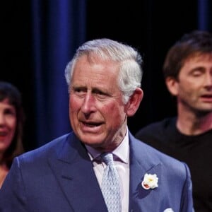 Le prince Charles est monté sur scène pour jouer Hamlet aux côtés des comédiens britanniques à l'occasion du 400e anniversaire de la mort de William Shakespeare lors d'une performance exceptionnelle (Shakespeare Live!) au Royal Shakespeare Theatre à Stratford-upon-Avon le 23 avril 2016.