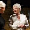 Helen Mirren et Judi Dench lors de la représentation de Shakespeare Live!, performance exceptionnelle organisée à l'occasion du 400e anniversaire de la mort de William Shakespeare au Royal Shakespeare Theatre à Stratford-upon-Avon le 23 avril 2016.
