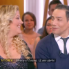 Loana et Steevy Boulay. Belle déclaration d'amitié dans "La Nouvelle édition" sur Canal+. Le 27 avril 2016.