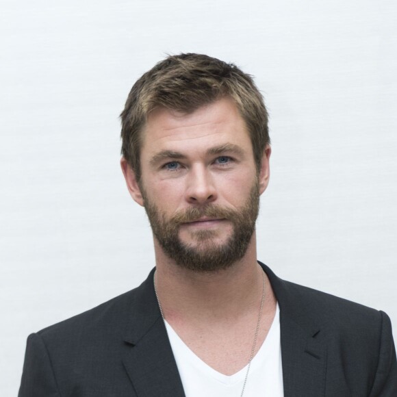 Chris Hemsworth en conférence de presse pour le film "Le Chasseur et la reine des glaces" à Beverly Hills le 11 avril 2016