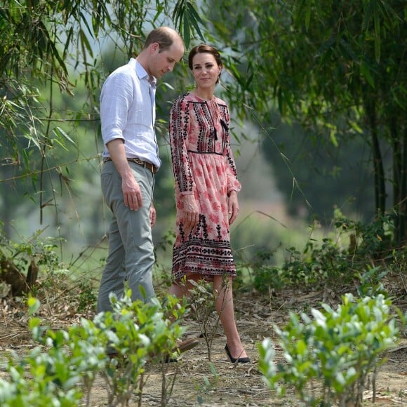 Le duc et la duchesse de Cambridge lors de leur tournée royale en Inde et au Bhoutan en avril 2016. Kate Middleton et le prince William fêtent leurs 5 ans de mariage le 29 avril 2011.