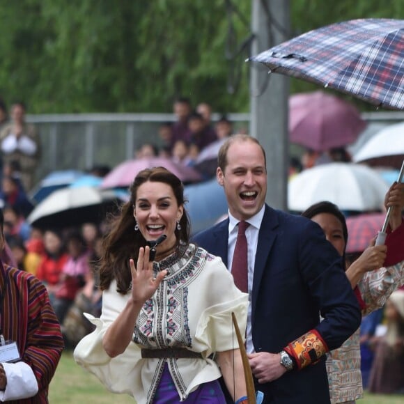 Le duc et la duchesse de Cambridge lors de leur tournée royale en Inde et au Bhoutan en avril 2016. Kate Middleton et le prince William fêtent leurs 5 ans de mariage le 29 avril 2011.