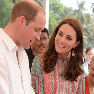 Le duc et la duchesse de Cambridge lors de leur tournée royale en Inde et au Bhoutan en avril 2016. Kate Middleton et le prince William fêtent leurs 5 ans de mariage le 29 avril 2011.